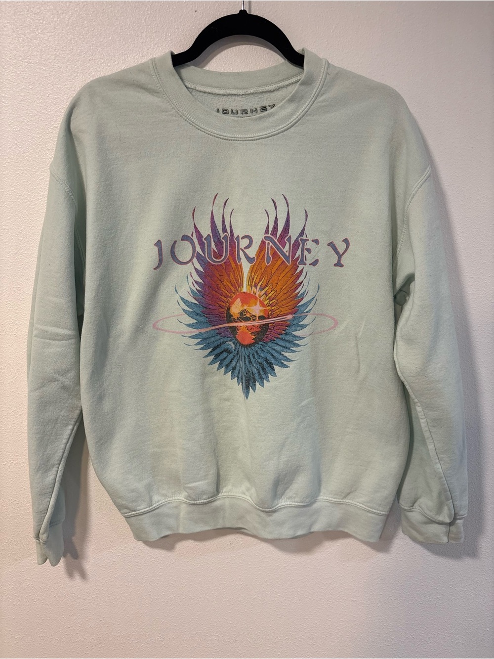 Journey Graphic Crewneck Sweatshirt - Mint